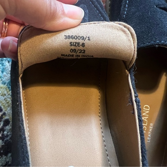 River Island tassel loafer in navy size 6 - Picture 8 of 8